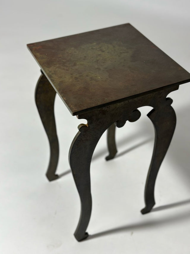 Sculptural Steel Side/End Table in the Style of Giacometti