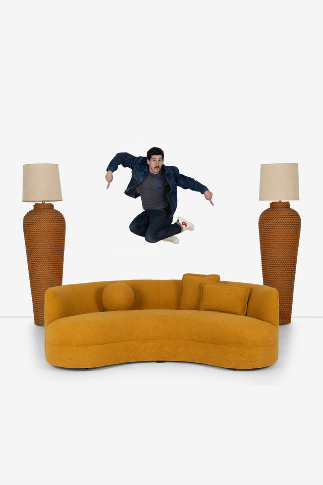 John Mascheroni Curved Sofa