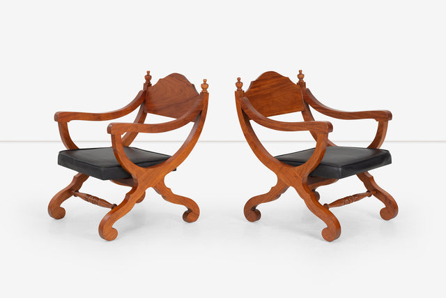 Pair of Campeche Chairs