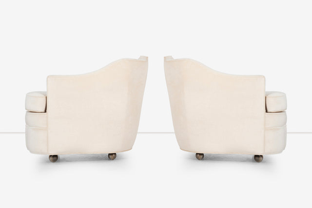 Pair of Mid-Century Moroccan Lounge Chairs