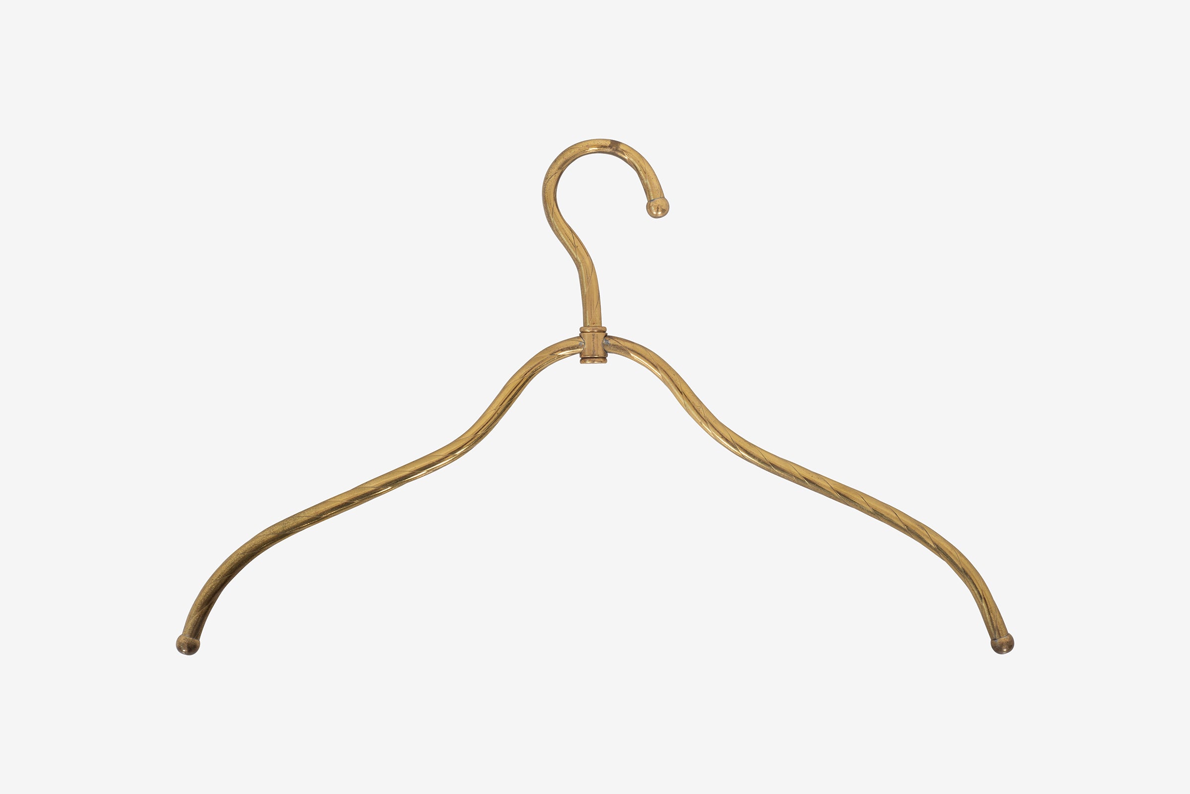 Brass discount coat hanger